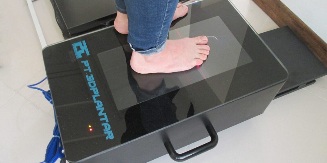 اسکن پا برای ساخت کفی